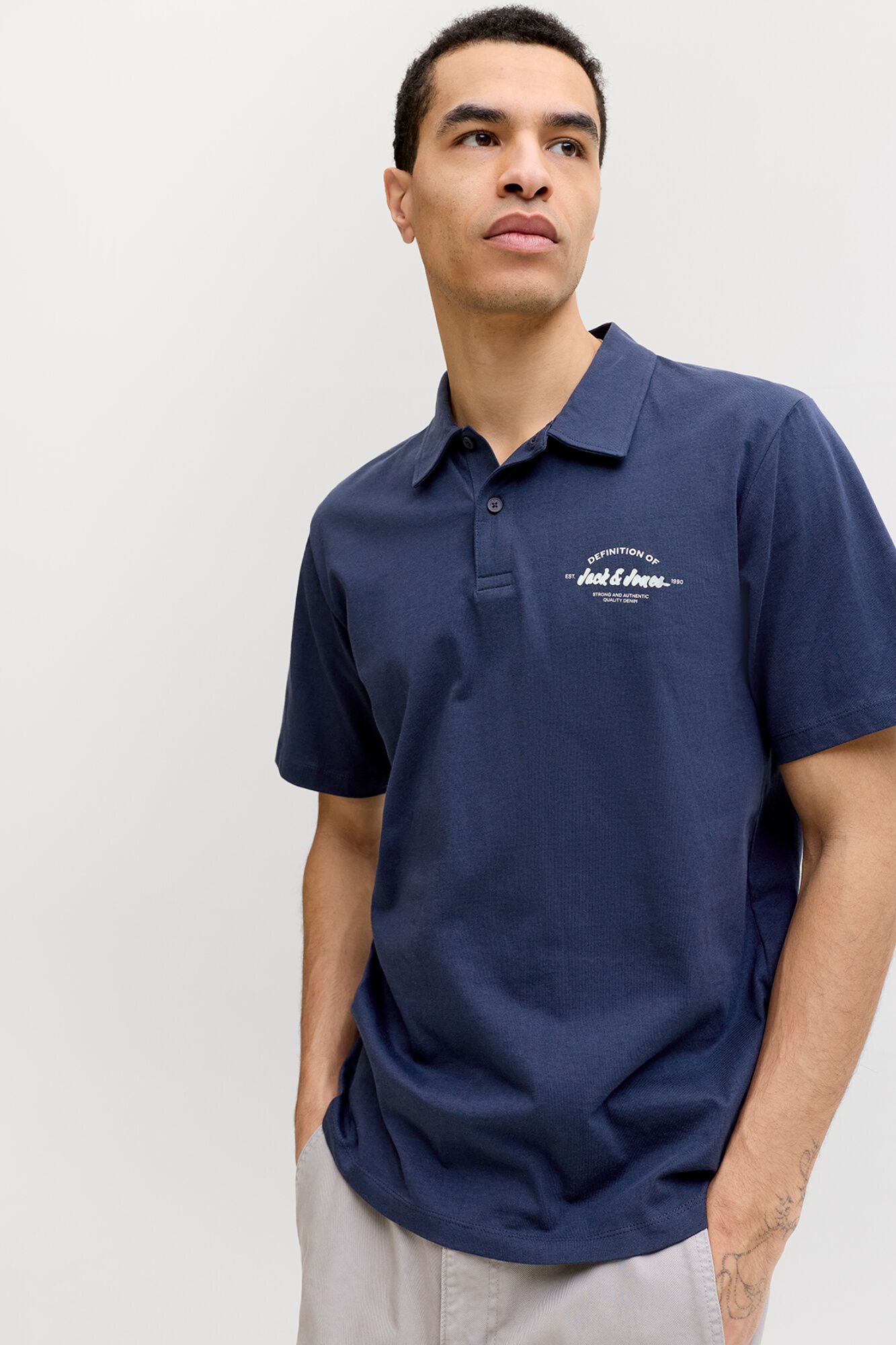 Jack & Jones Polo regular fit em algod&atilde;o