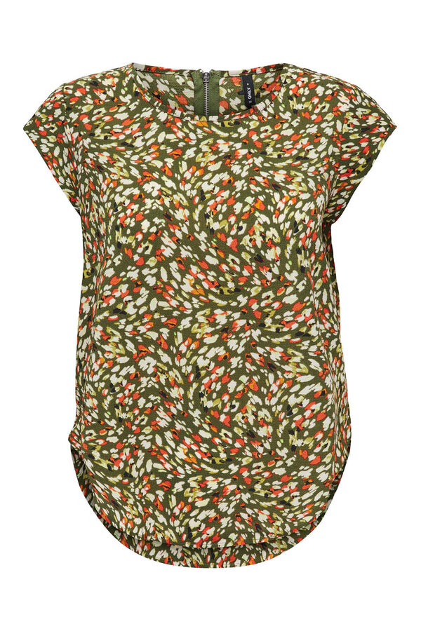 Only Camisola de manga curta cru