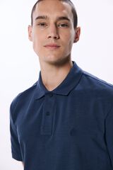 Springfield Polo piqué regular fit azul