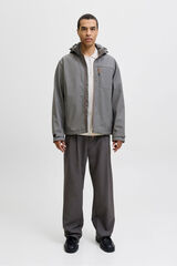 Jack & Jones Chaqueta informal impermeable gris
