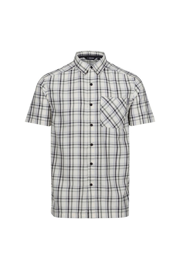 Regatta Camisa aos quadrados Caqui escuro