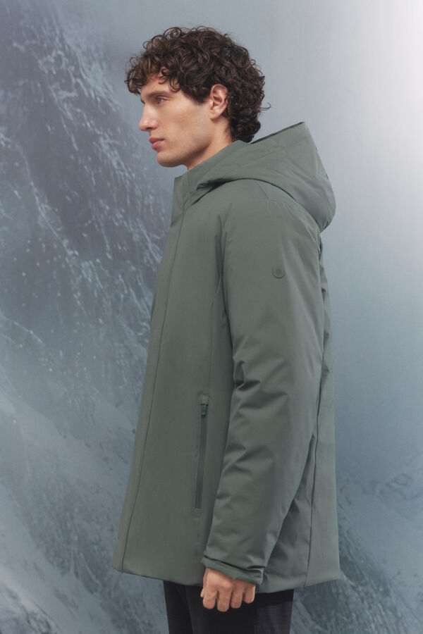 Springfield Parka acolchoada t&eacute;rmica verde