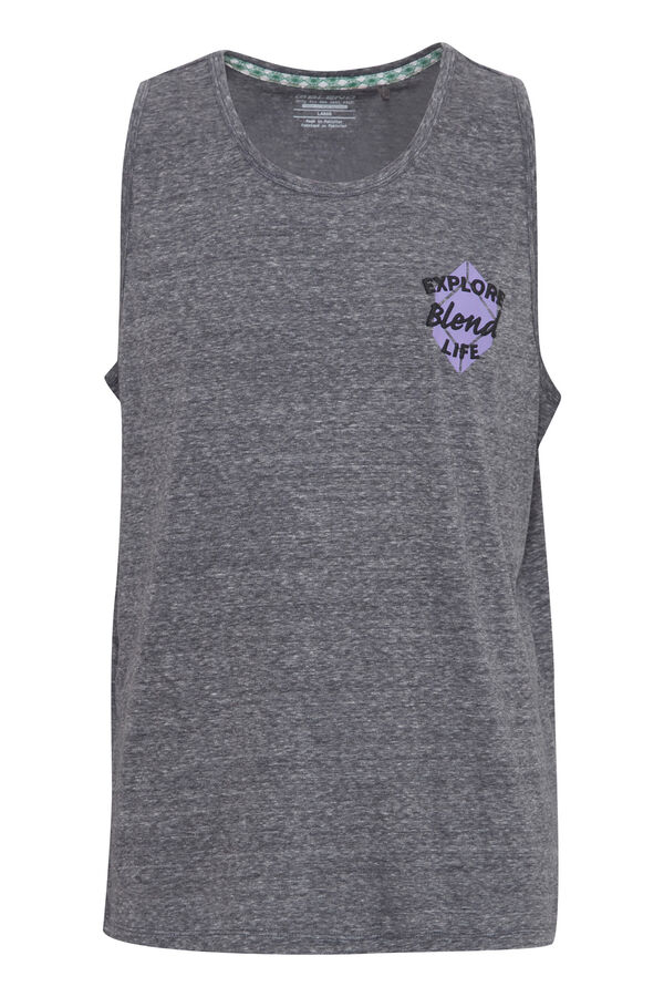 Blend T-shirt sem mangas preto