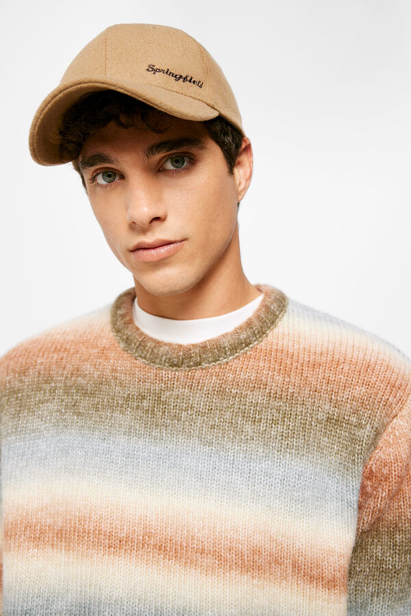 Springfield Su&eacute;ter fantasia com efeito gradiente branco