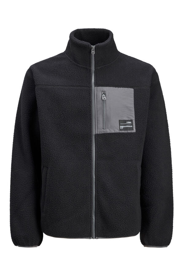 JJ REBEL Casaco Teddy preto