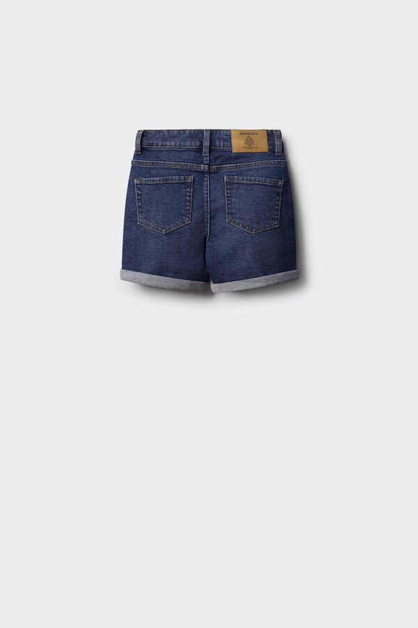 Springfield Kids Bermudas denim rapaz azul