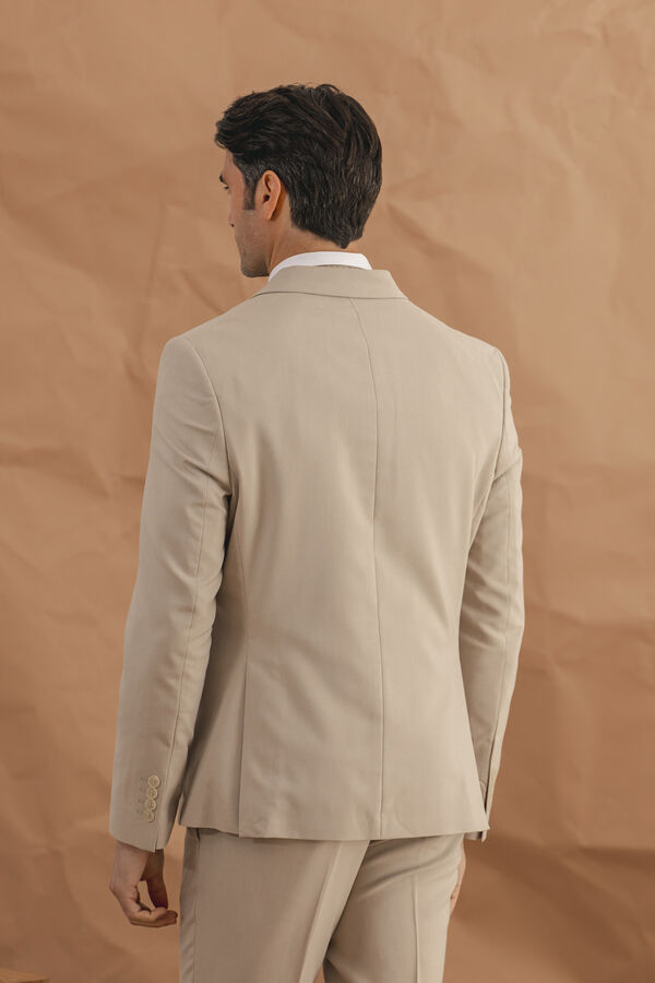 Celopman Chaqueta Traje beige