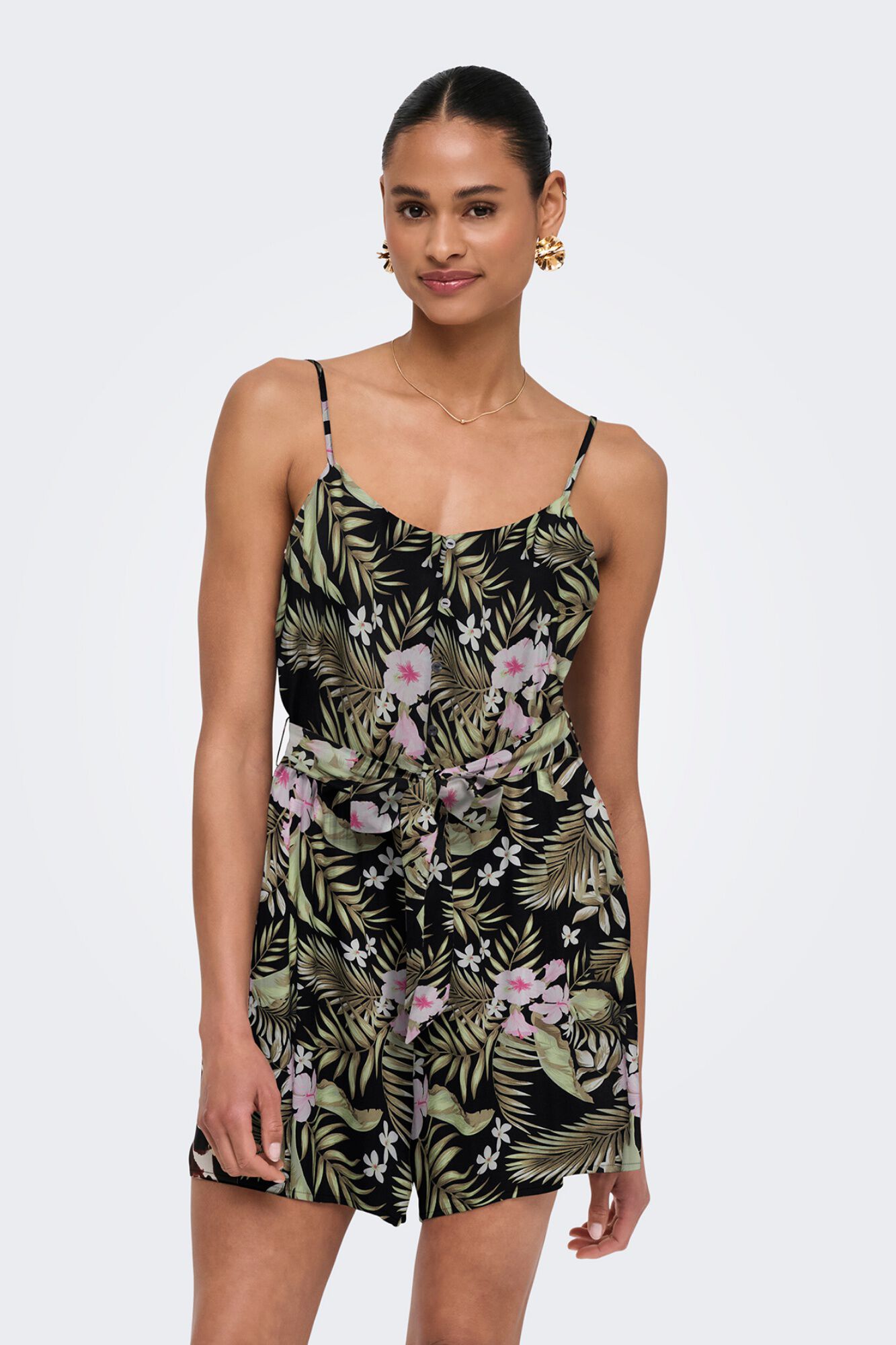 Only Mono corto estampado floral