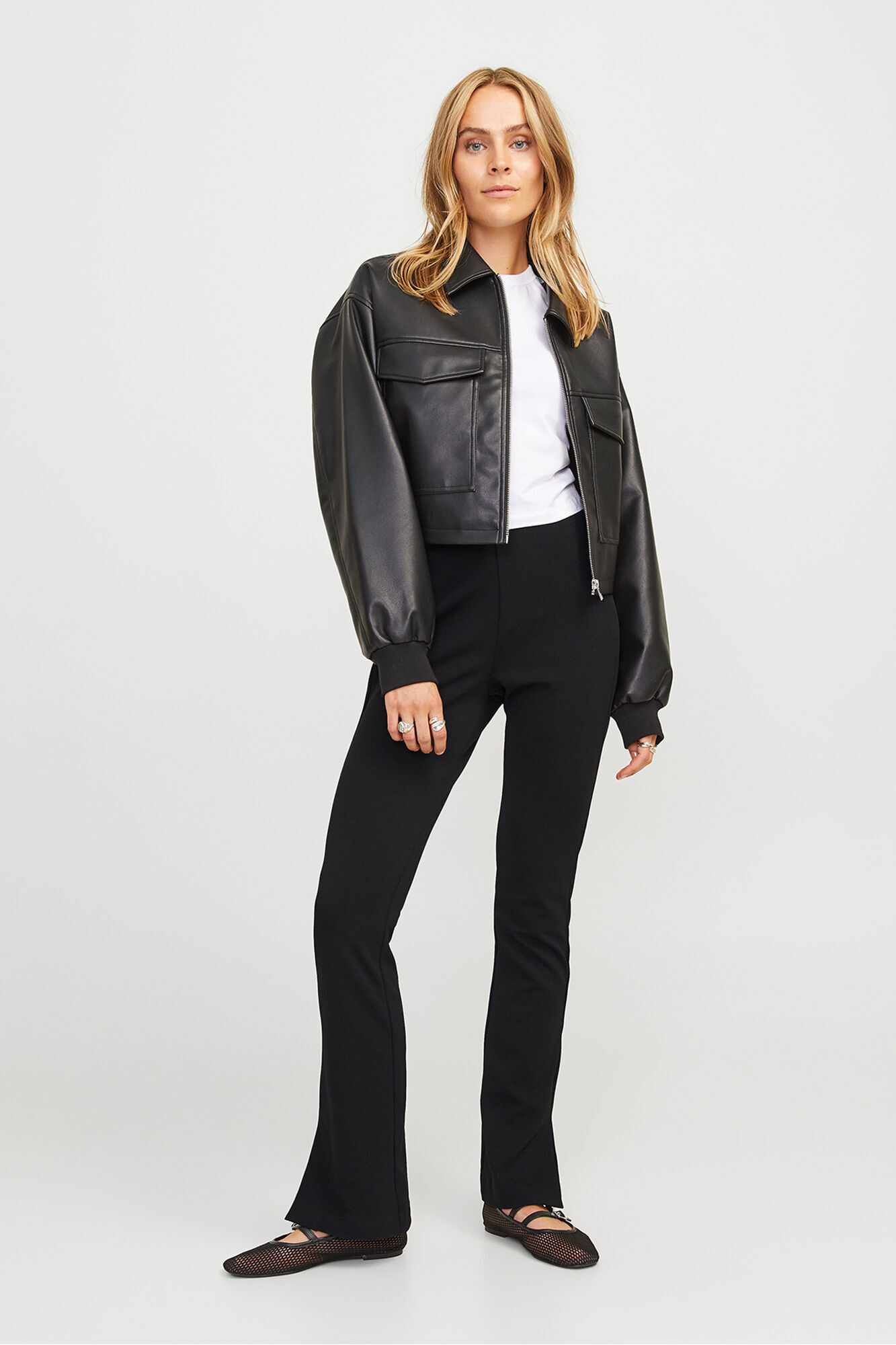 Jack & Jones Pantal&oacute;n flare tiro alto