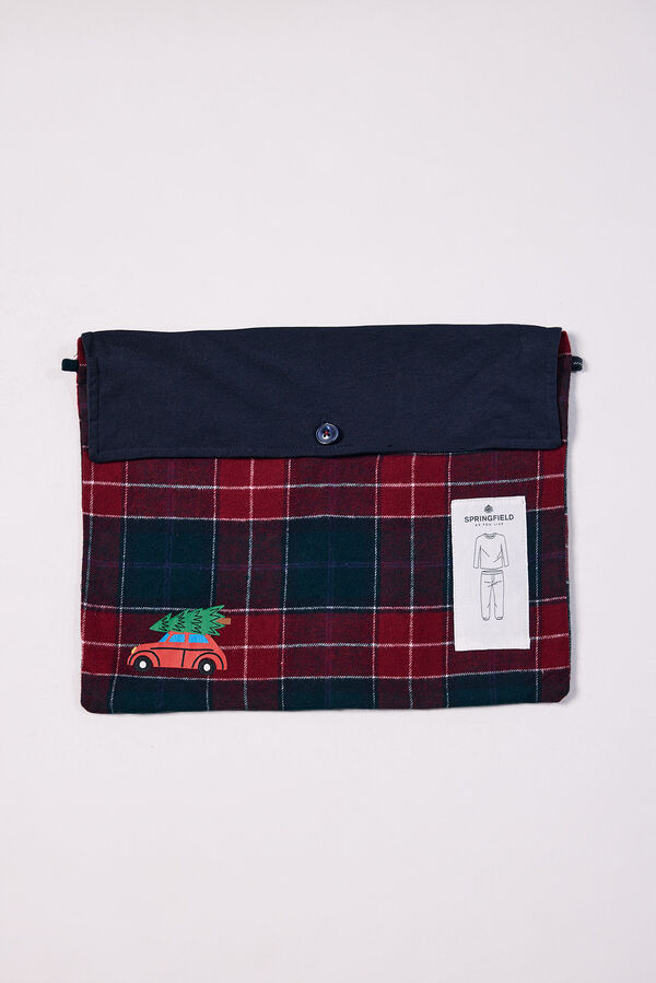 Springfield Pijama longo combinado cinzento