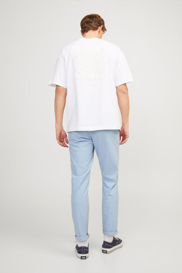 Jack & Jones Pantal&oacute;n chino slim fit turquesa