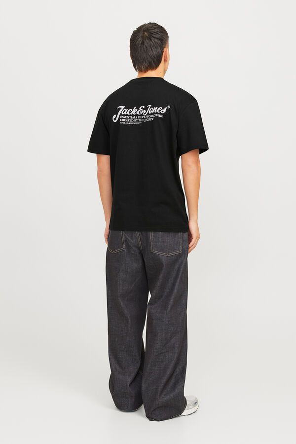 Jack & Jones Camiseta relaxed fit manga corta negro
