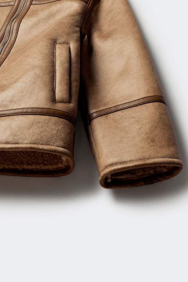 Springfield Kids Casaco aviador infantil cru