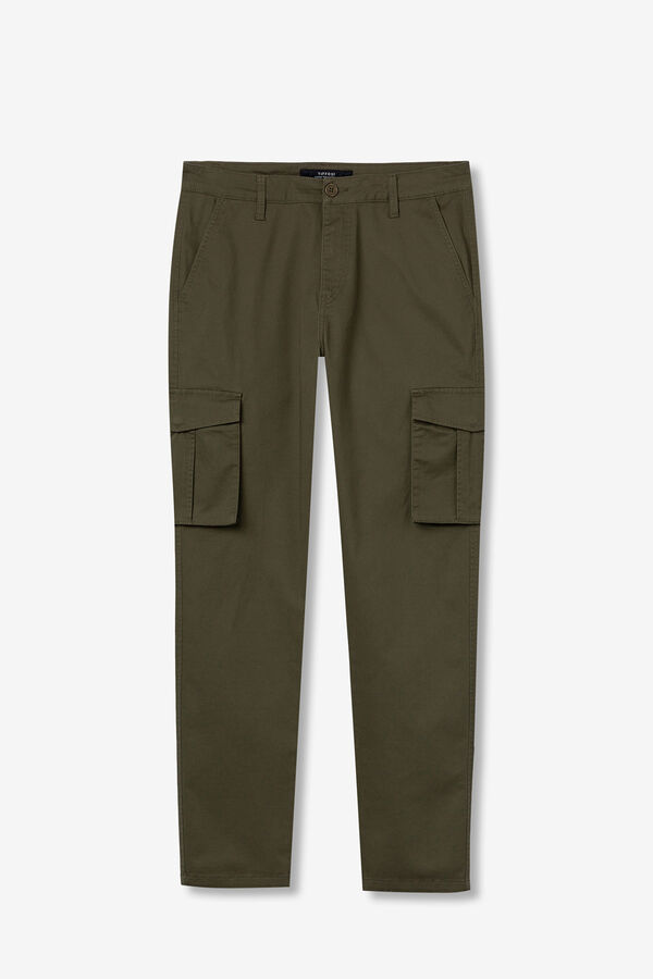 Tiffosi Pantalones cargo Comfort Fit verde