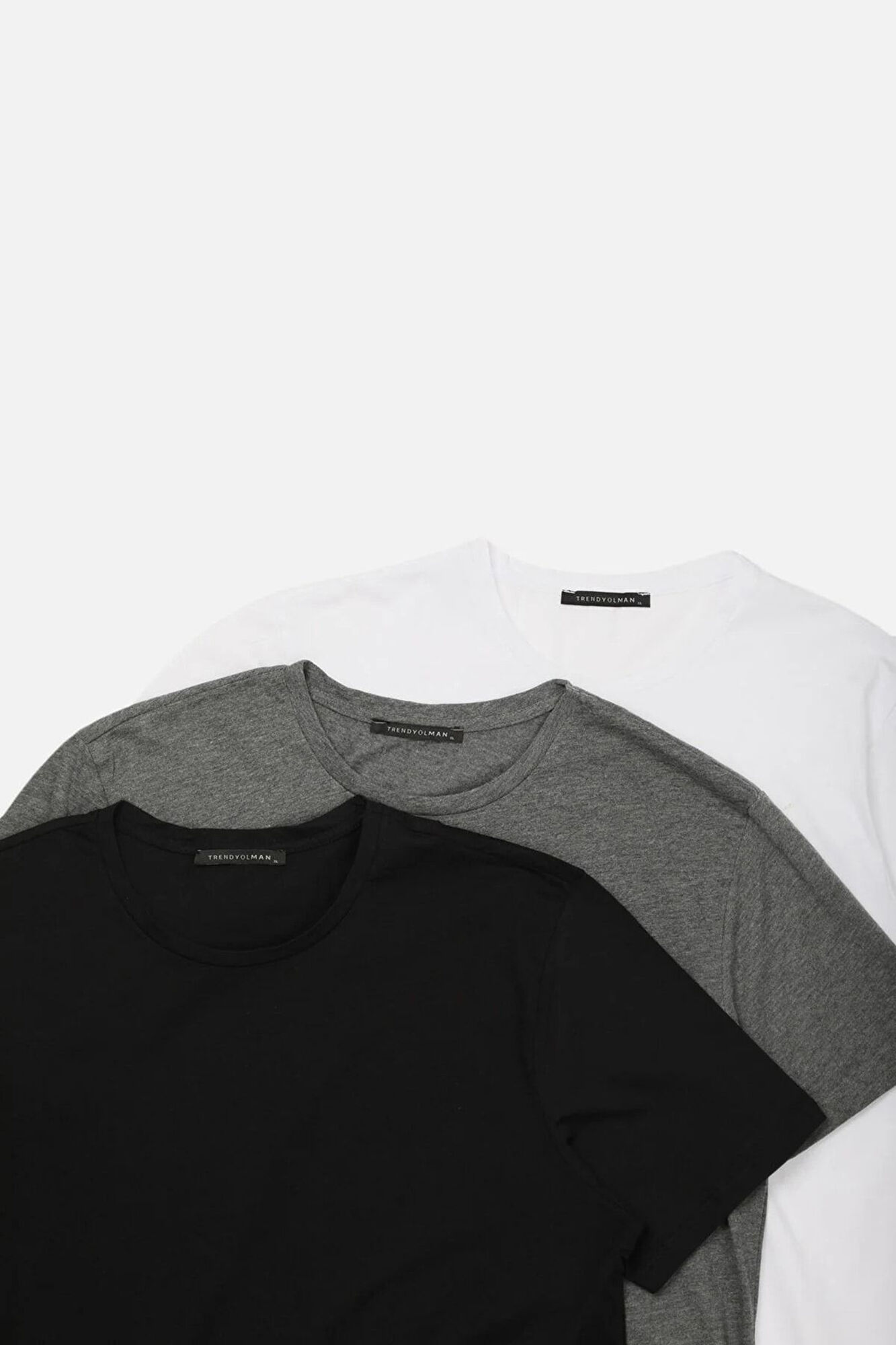 Trendyol Pack de 3 camisetas de algod&oacute;n