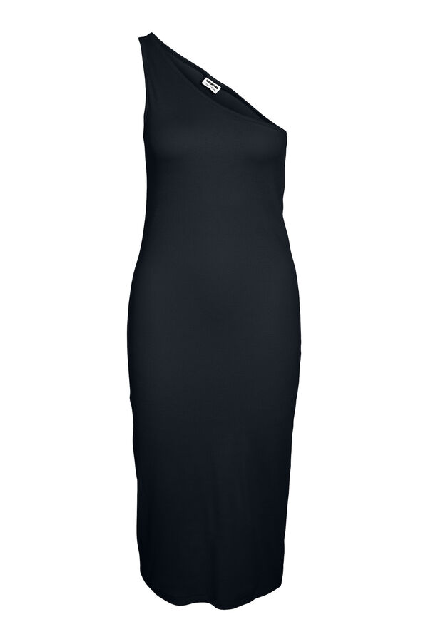 Noisy May Vestido midi preto