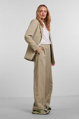 Pieces Blazer b&aacute;sica verde