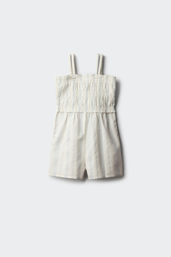 Springfield Kids Jardineiras lurex menina bege