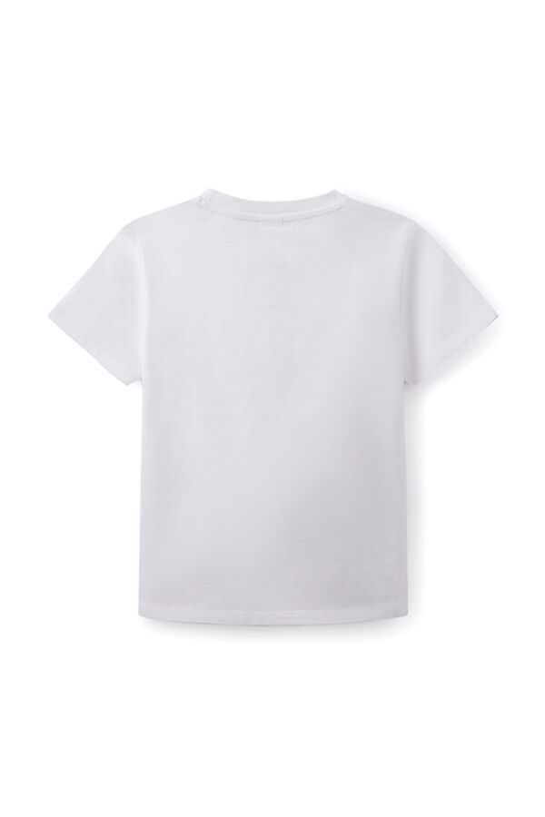 Springfield Kids T-shirt "summer camp" menino bege