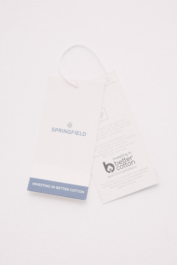 Springfield Camiseta gráfica verde