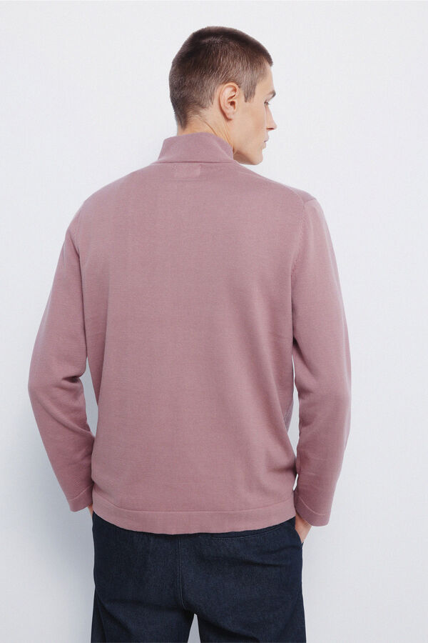 Springfield Camisola Milano com fecho-&eacute;clair rosa