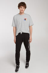 Champion jogger pu&ntilde;o con logo en pierna negro