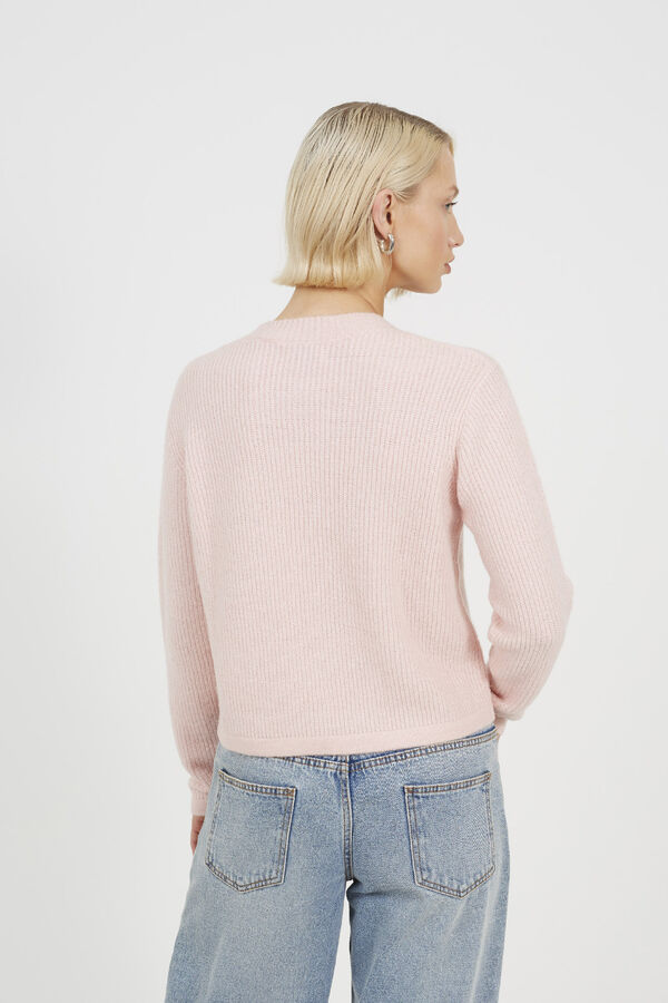 Brave Soul Cardigan de malha com la&ccedil;os bege