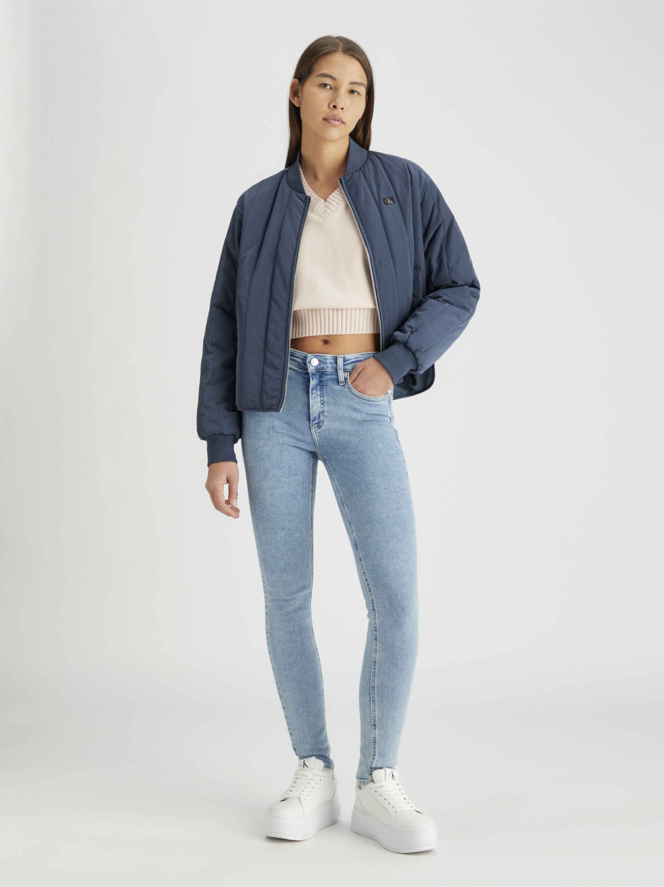 Calvin Klein Sudadera de mujer sin capucha