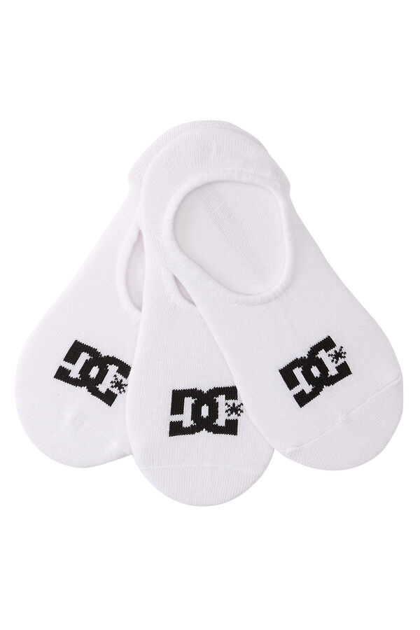 DC Shoes Calcetines invisibles blanco