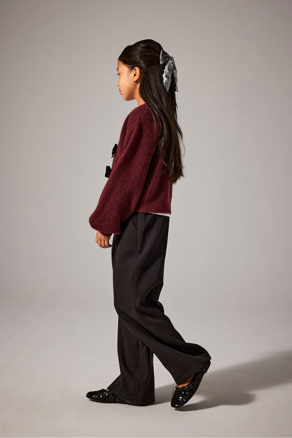 Name It C&aacute;rdigan con lazo de ni&ntilde;a morado/lila