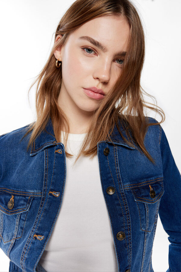 Springfield Cazadora Vaquera azul