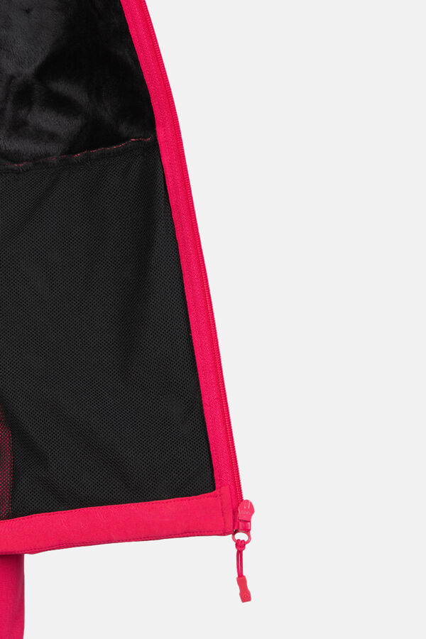 Izas Jaqueta corta-vento softshell com capuz rosa