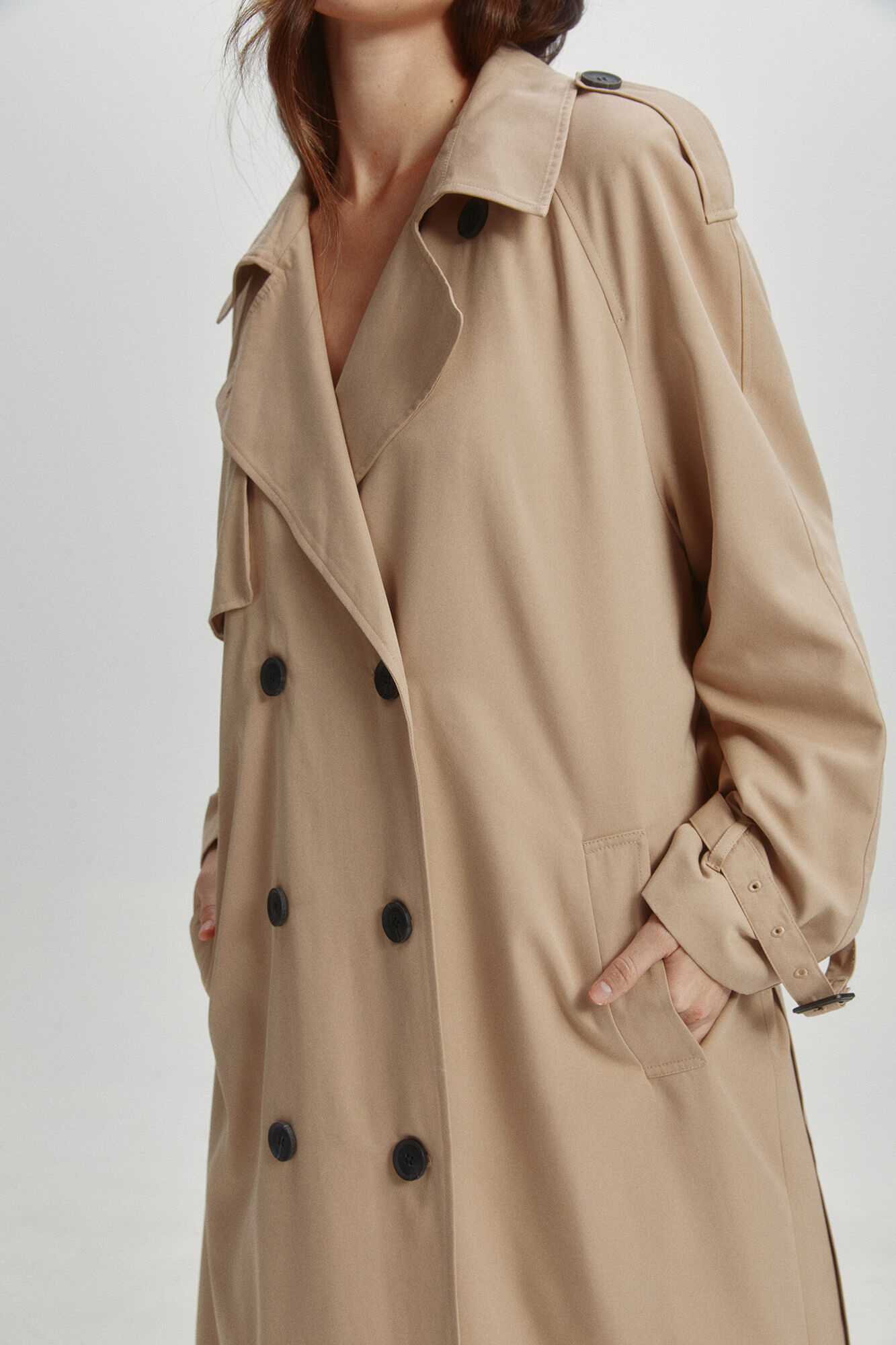 Only Parka larga entretiempo