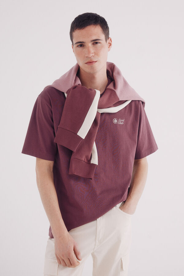 Springfield Camiseta com logo do clube Springfield vermelho