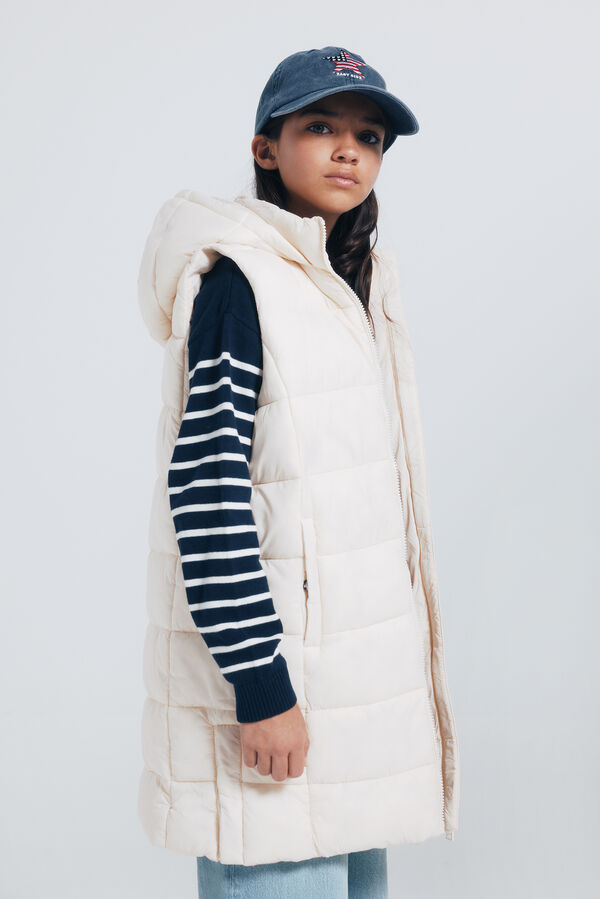 Springfield Kids Chaleco acolchado ni&ntilde;a marr&oacute;n