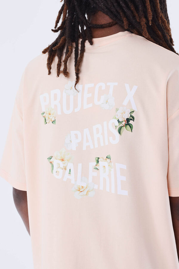 Project X Paris Camiseta grande floral vermelho