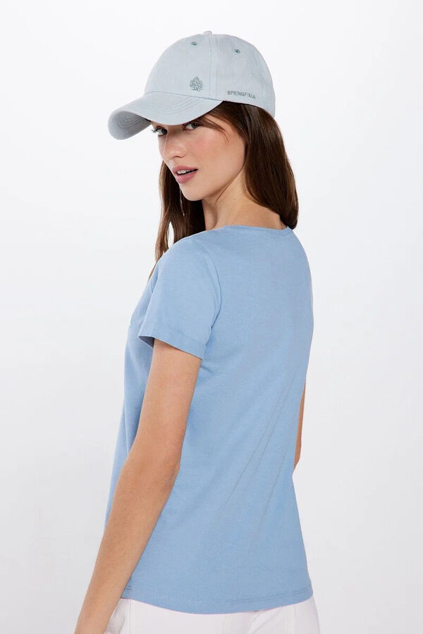 Springfield Camiseta Gr&aacute;fica azul