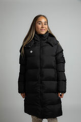 Izas Sobretudo de fibra longa preto