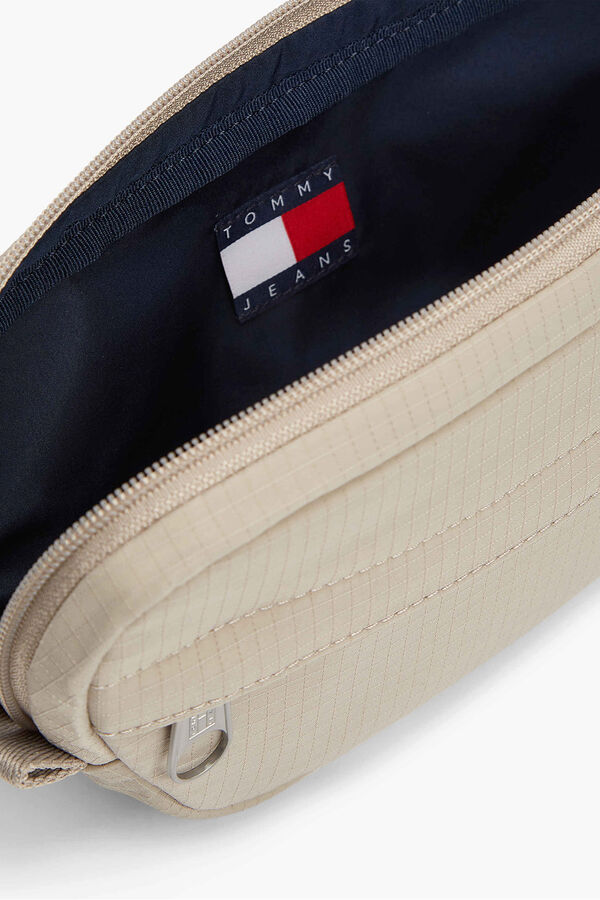 Tommy Jeans Ri&ntilde;onera con logo kaki