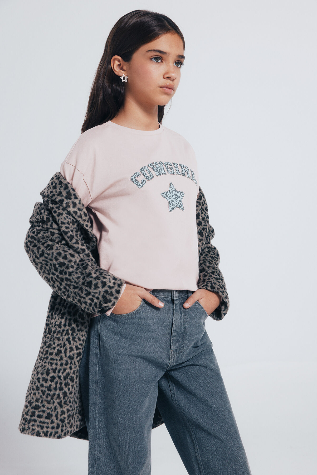 Springfield Kids Camiseta manga comprida estilo cowgirl