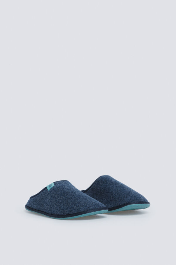 Springfield Chinelos de quarto aberto nas costas azul