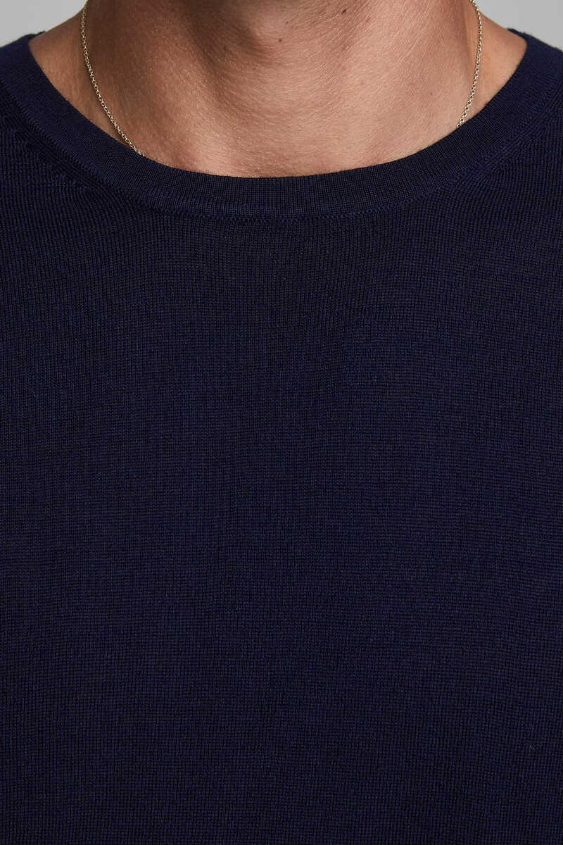 Springfield Camisola lã básica azulado