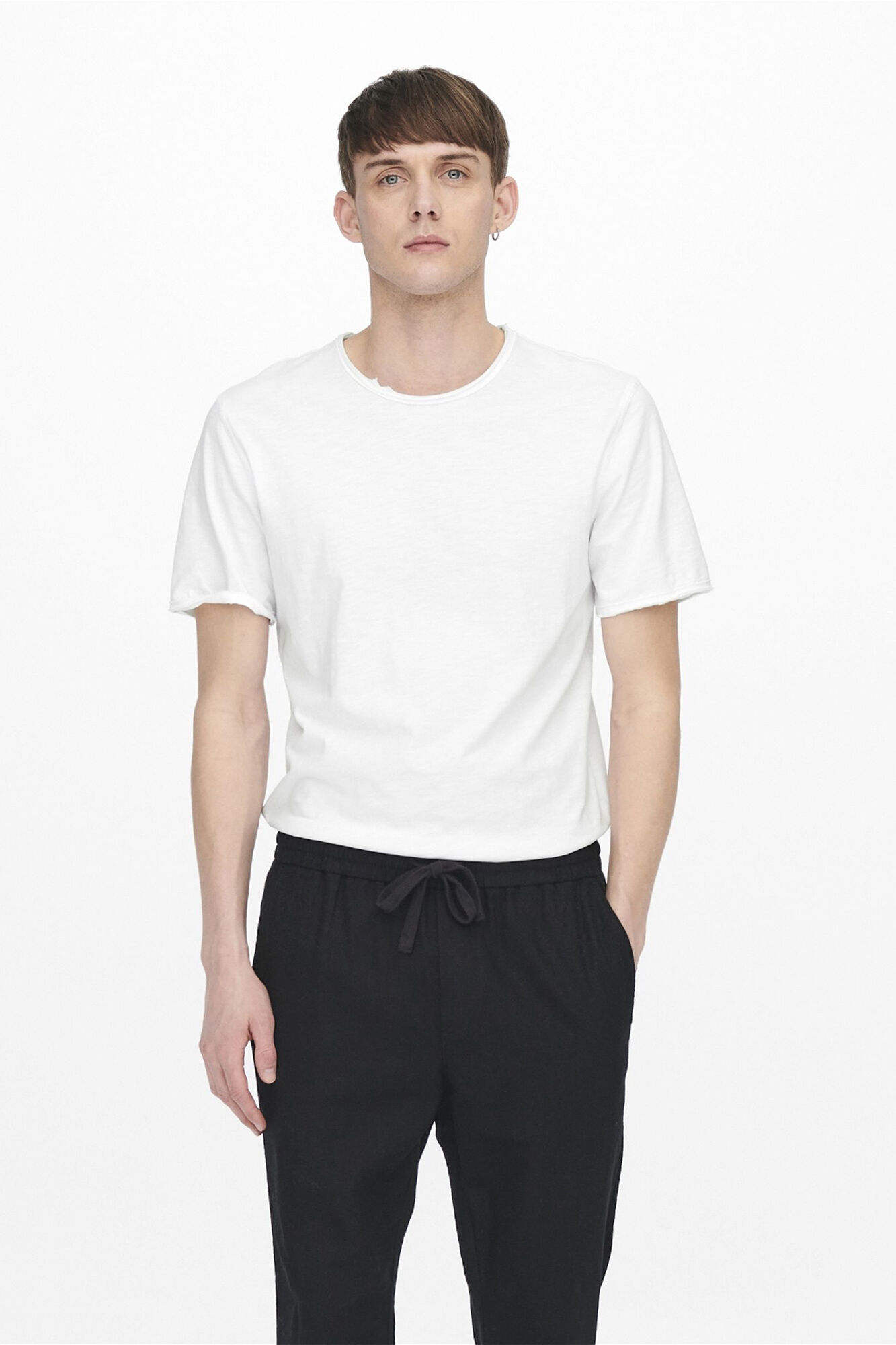 Only & Sons Camiseta manga corta de hombre long line fit