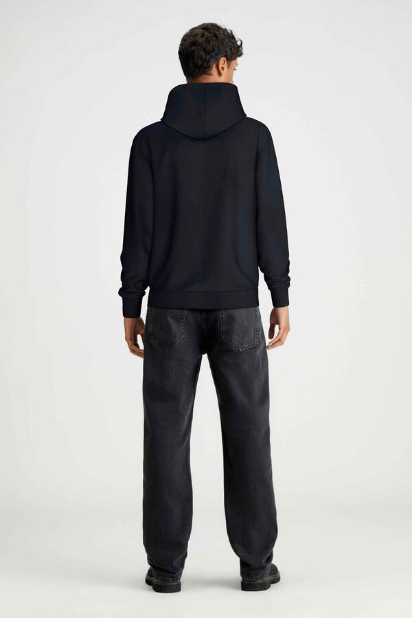 Calvin Klein Sudadera de hombre con capucha gris