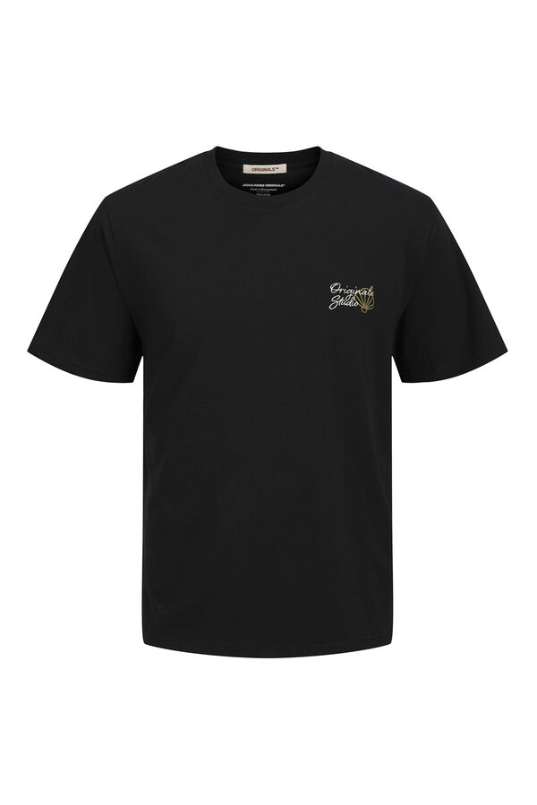 Jack & Jones Camiseta estampada com caimento relaxado preto