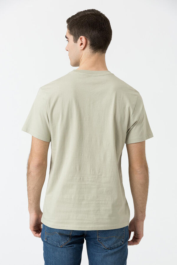 Tiffosi Camiseta estampada na frente  bege