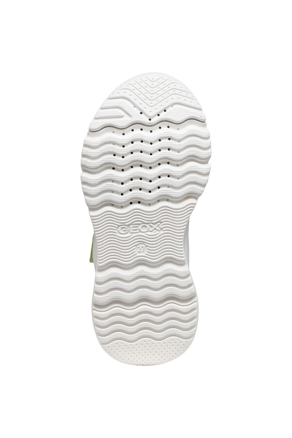Geox T&ecirc;nis com efeito de pele branco
