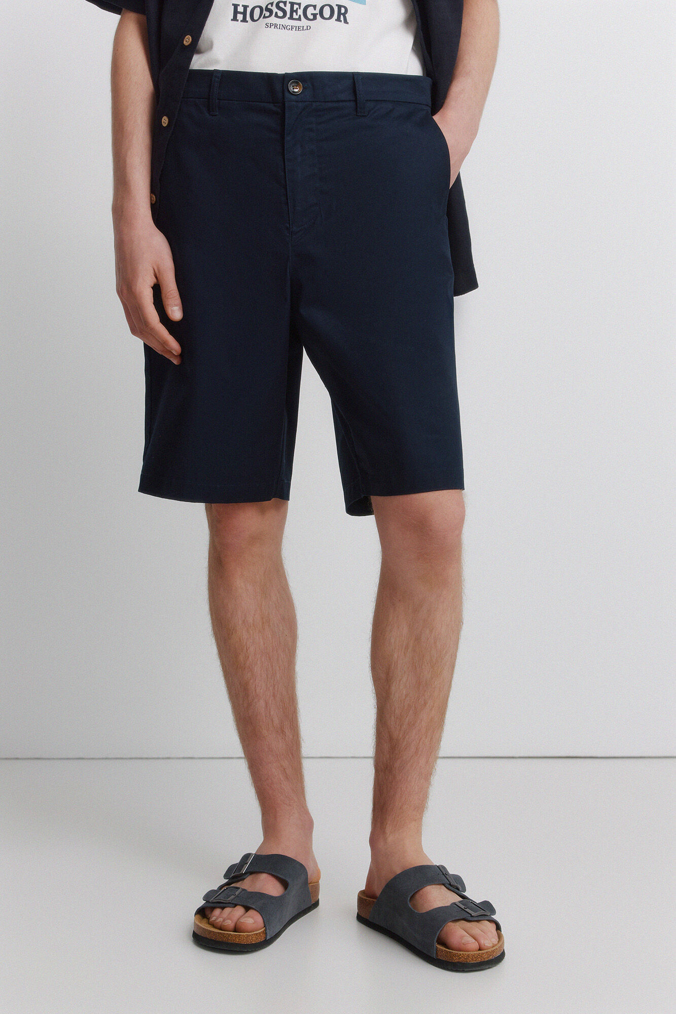 Springfield Bermudas de algod&atilde;o relaxed fit