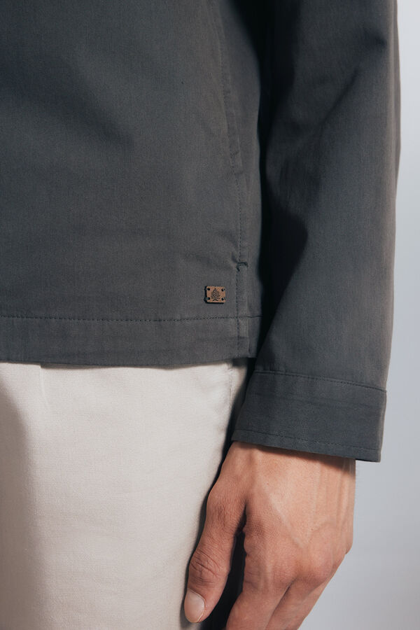 Springfield Sobrecamisa algodão bege