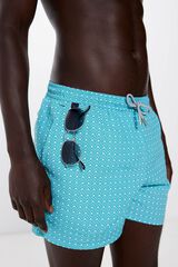 Springfield Ba&ntilde;ador estampado geom&eacute;trico verde